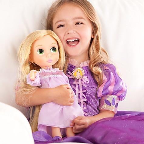 Snažna i nježna lutka Rapunzel. Slike princeze
