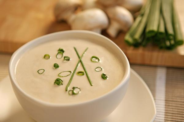 Krem-gljiva juha: recept s vrhnjem
